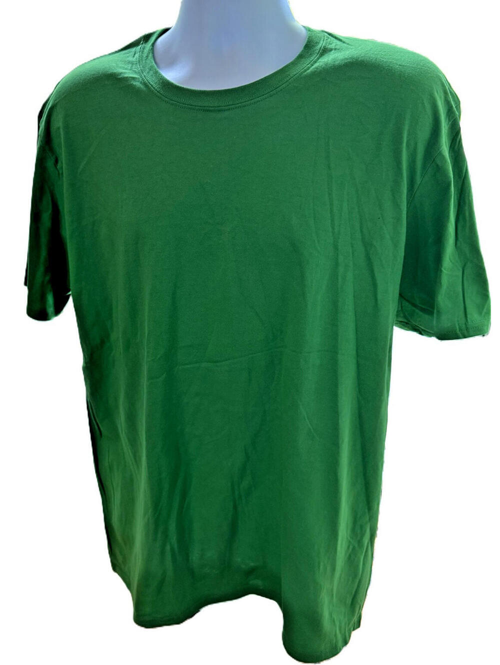 Green Short Sleeve T Shirt 100% Cotton Lightweight Men's XL NEW NWOT!!